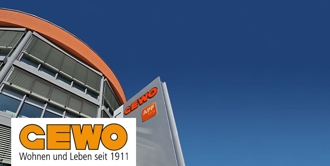 Firmenlogo und Foto vom Beruf