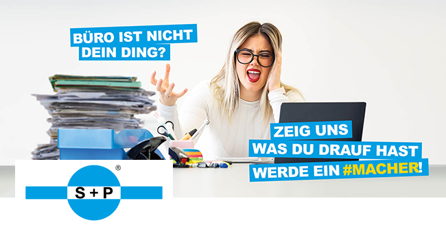 Firmenlogo und Foto vom Beruf